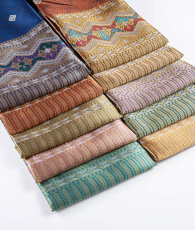 Perinteinen Kaakkois-Aasian lyhyt sarong-polyesterikangas